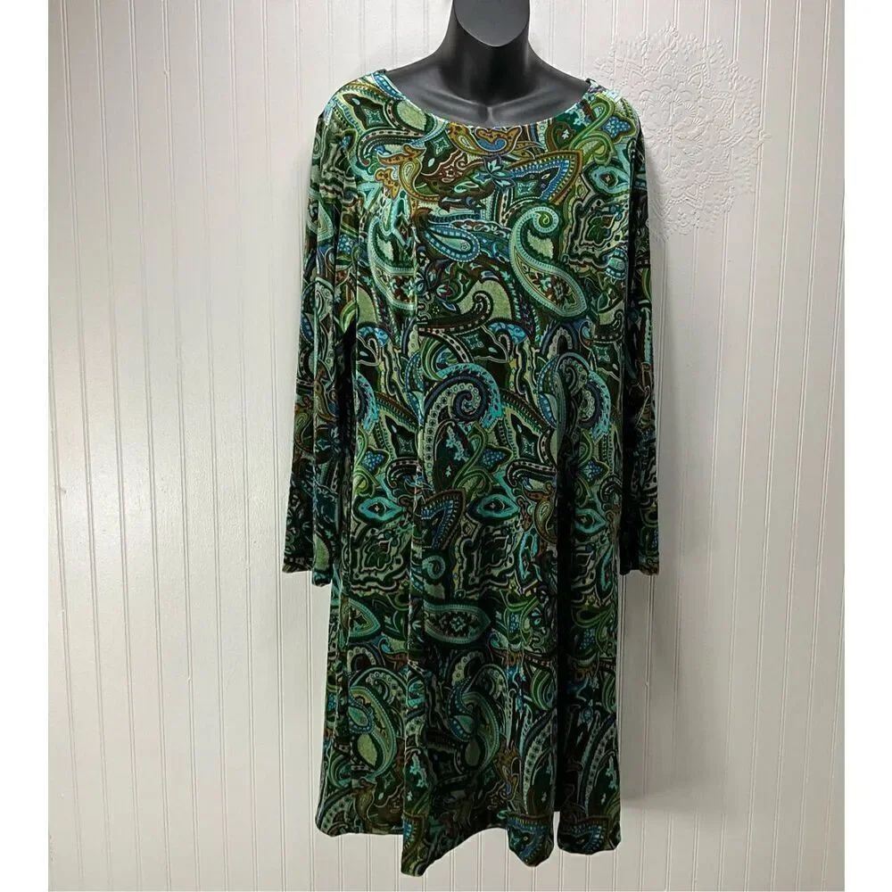 VINTAGE GAYLE BURBANK Velvet Dress
